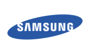 Picture of original Samsung brand logo of laser toner cartridge