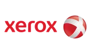 Picture of original Xerox brand logo of laser toner cartridge
